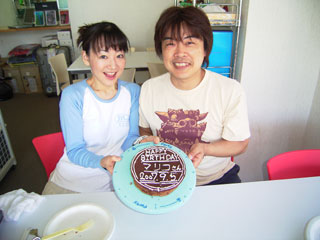 誕生日記念ケーキ