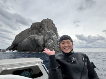 レイコ、ドライスーツ解禁